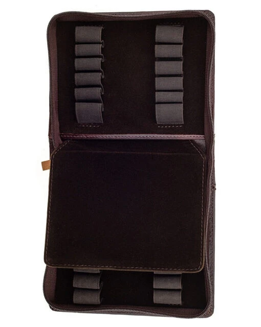 Girologio Zippered Leather Pen Case, 12 Pens - Image 2