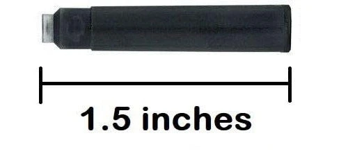 24 Standard International Short Fountain Pen Ink Cartridges, Navy Blue 4 24 Standard International Short Fountain Pen Ink Cartridges, Navy Blue - Image 2