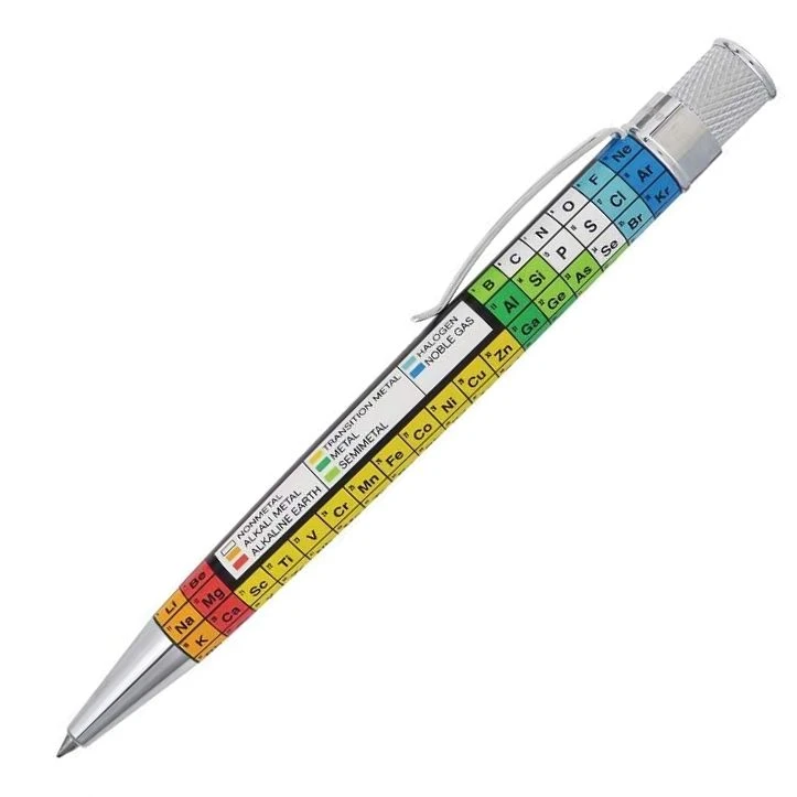 Retro 51 Tornado Metalsmith Rollerball Pen, Dmitri Periodic Table 3 Retro 51 Tornado Metalsmith Rollerball Pen, Dmitri Periodic Table