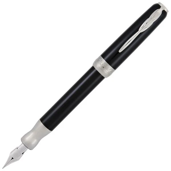 Pineider La Grande Bellezza Gemstone Fountain Pen, Black Stone, Fine Nib 3 Pineider La Grande Bellezza Gemstone Fountain Pen, Black Stone, Fine Nib