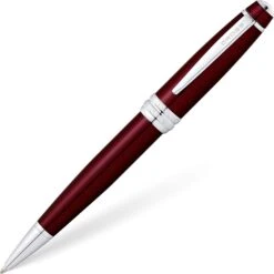 Cross® Cross Bailey Ballpoint Pen, Dark Red & Chrome