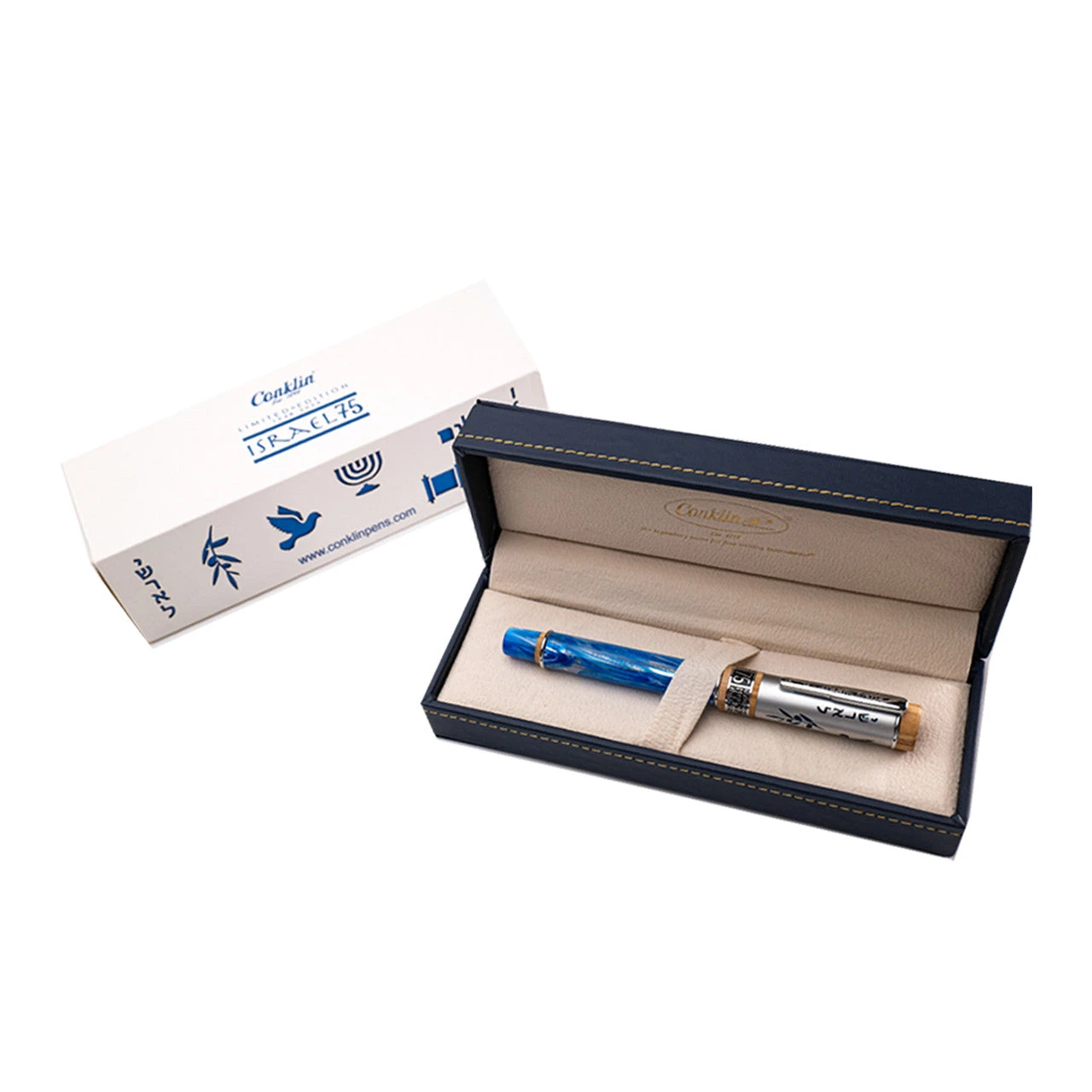 Conklin Israel 75th Anniversary Limited Edition Ballpoint Pen 4 Conklin Israel 75th Anniversary Limited Edition Ballpoint Pen - Image 2