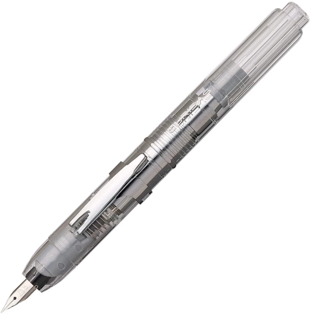 Platinum Curidas Retractable Fountain Pen, Prism Crystal 3 Platinum Curidas Retractable Fountain Pen, Prism Crystal