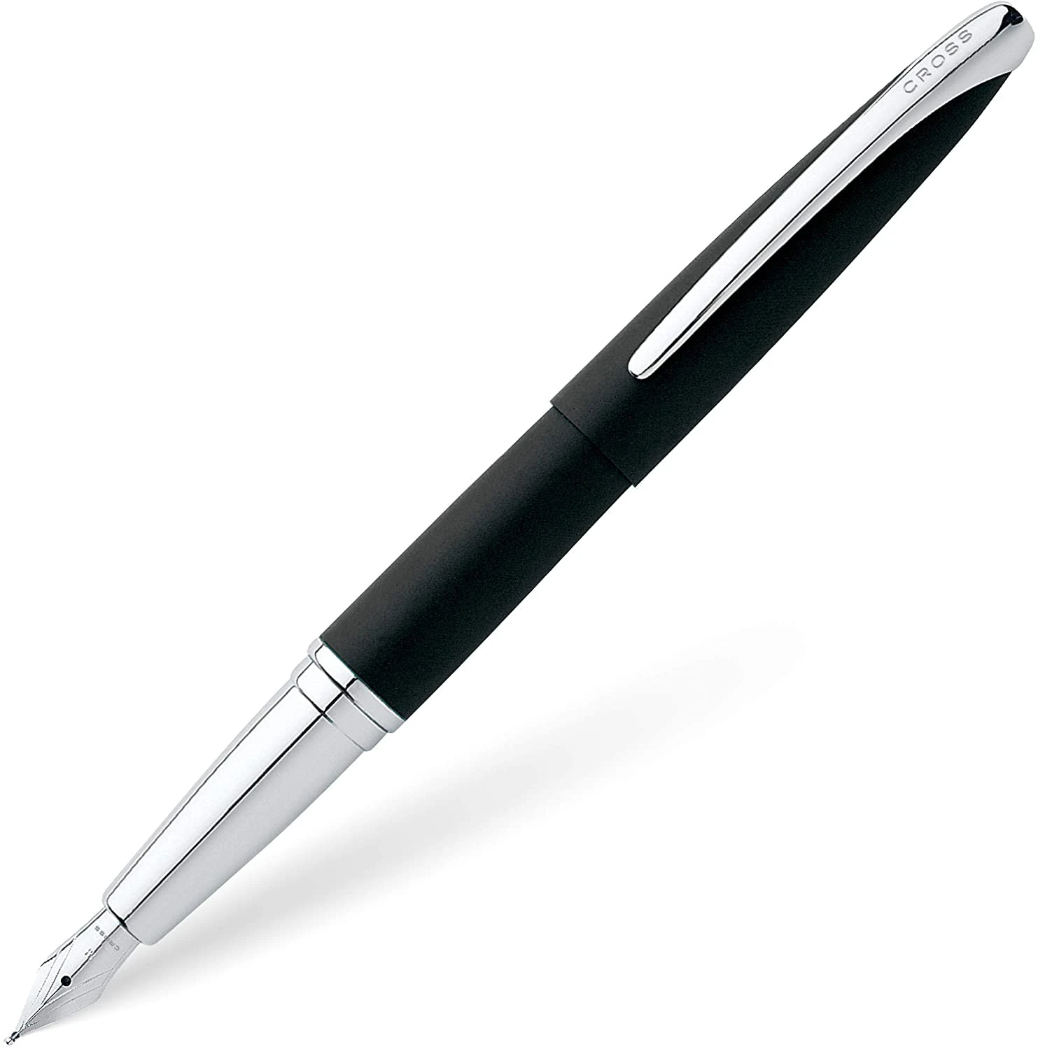 Cross® Cross ATX Fountain Pen, Basalt Black & Chrome, Fine Nib 3 Cross® Cross ATX Fountain Pen, Basalt Black & Chrome, Fine Nib