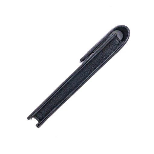 Cross® Cross Single Leather Pen Case, Snap Closure, Black - Image 4