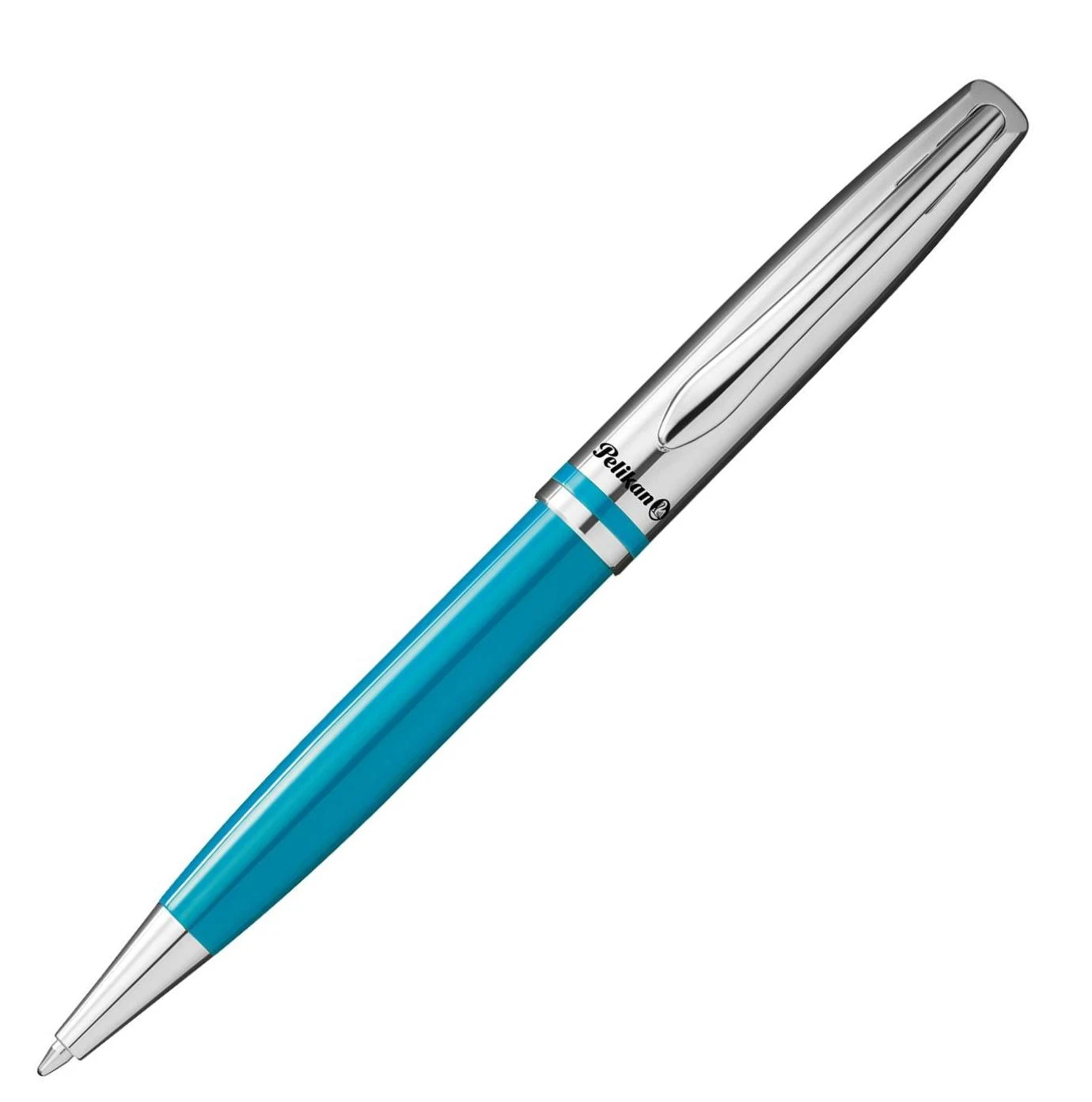 Pelikan Jazz Classic Ballpoint Pen, Petrol & Chrome 2 Pelikan Jazz Classic Ballpoint Pen, Petrol & Chrome