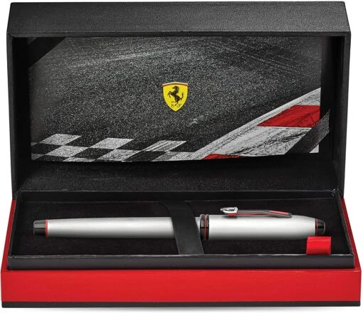 Cross® Cross Townsend Ferrari Fountain Pen, Brushed Platinum - Image 2