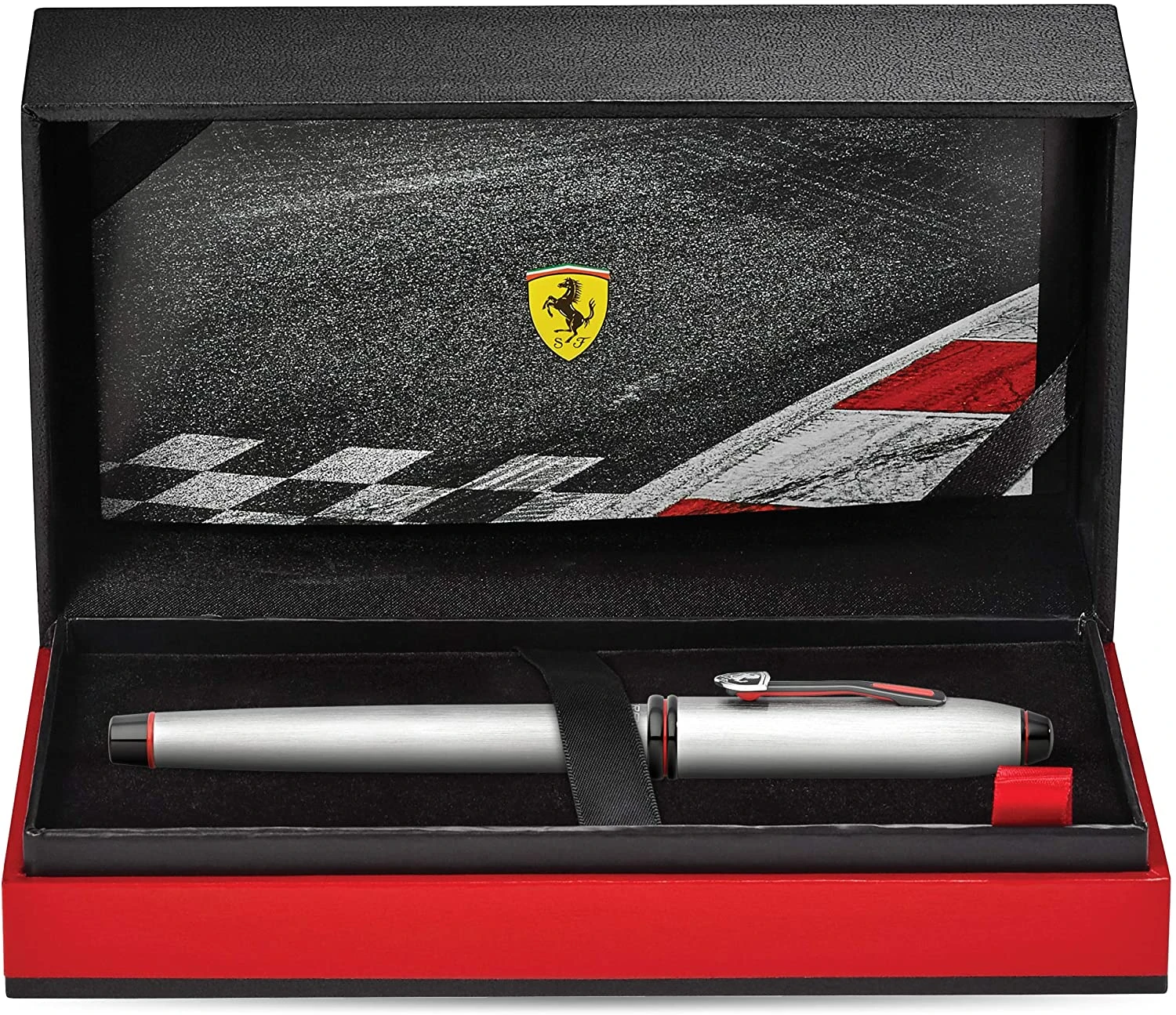 Cross® Cross Townsend Ferrari Fountain Pen, Brushed Platinum 4 Cross® Cross Townsend Ferrari Fountain Pen, Brushed Platinum - Image 2
