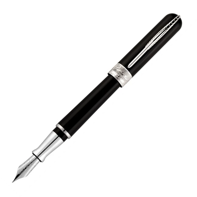 Pineider Avatar Fountain Pen, Graphene Black, Medium Point 3 Pineider Avatar Fountain Pen, Graphene Black, Medium Point