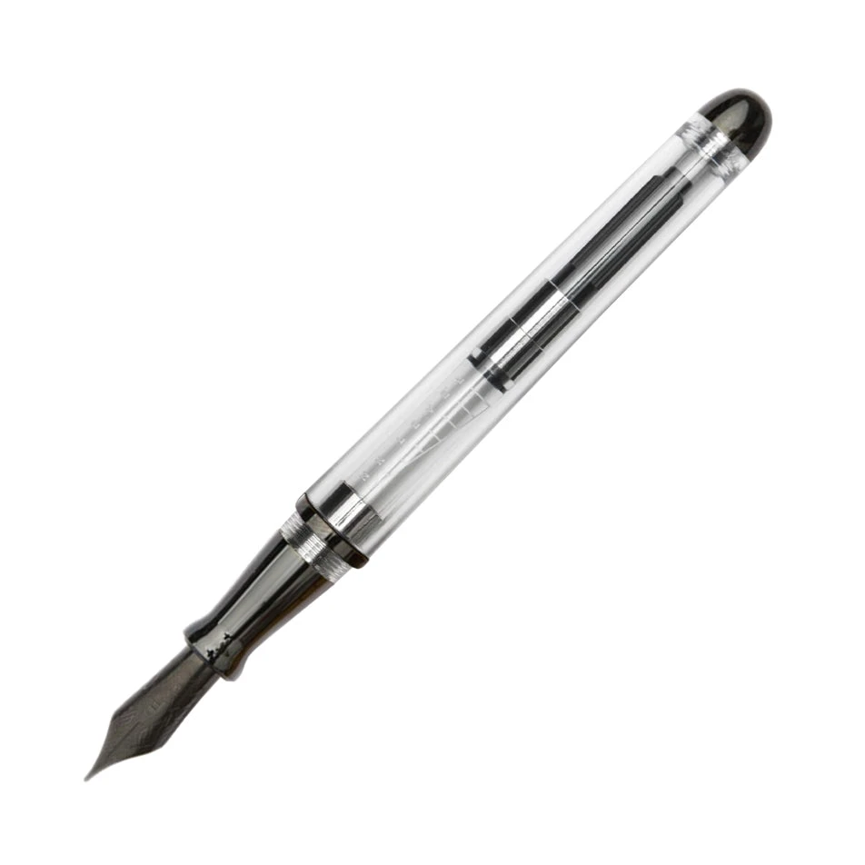 Pineider Avatar UR Demo Black Trim Clear Fountain Pen, Medium 3 Pineider Avatar UR Demo Black Trim Clear Fountain Pen, Medium