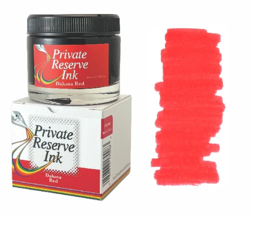 Private Reserve Fountain Pen Ink Bottle, 60ml, Dakota Red