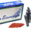 24 Standard International Short Fountain Pen Ink Cartridges, Dragon Red 2 24 Standard International Short Fountain Pen Ink Cartridges, Dragon Red -Office Supplie Store DragonRed