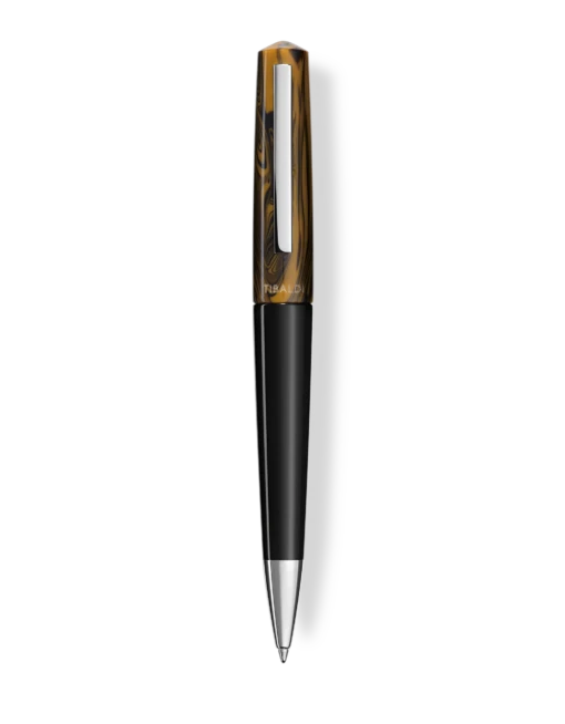 Tibaldi Infrangibile Chrome Yellow Ballpoint Pen