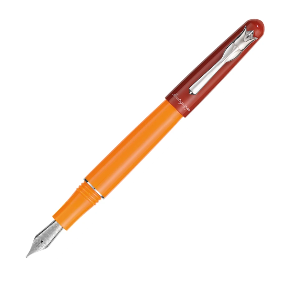 Montegrappa Team Fox Tulip Fountain Pen, Red & Orange 3 Montegrappa Team Fox Tulip Fountain Pen, Red & Orange