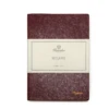 Pineider Notes Milano Leather Notebook, Red Wine, Lined Ivory Paper 2 Pineider Notes Milano Leather Notebook, Red Wine, Lined Ivory Paper -Office Supplie Store WineRed