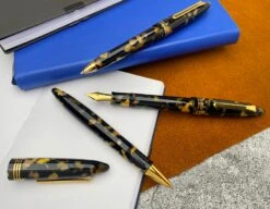 Tibaldi Bononia Fountain Pen, Black & Gold, 18K Gold Plated Trim 9 Tibaldi Bononia Fountain Pen, Black & Gold, 18K Gold Plated Trim -Office Supplie Store a40ede88 179e 53a7 8d35 5db91df77a31