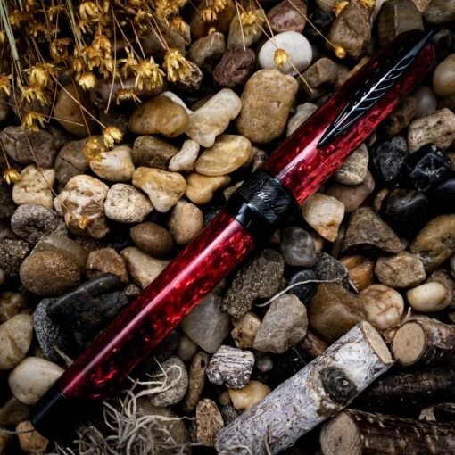 Pineider La Grande Bellezza Rocco Fountain Pen, Red - Image 2