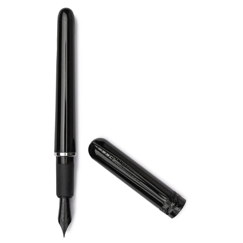 Pineider Avatar Fountain Pen, Gloss Black W/ Black Trim, Medium Nib 3 Pineider Avatar Fountain Pen, Gloss Black W/ Black Trim, Medium Nib