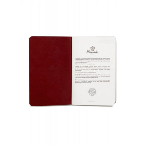 Pineider Notes Jazz Notebook, 80 Pages, 80 Gr Blank White Paper, Red - Image 3