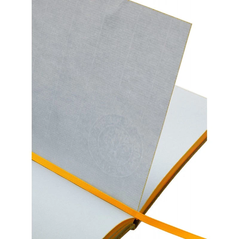 Pineider Blues Notebook, A5, 192 Blank Pages, 55gr Paper, Orange 5 Pineider Blues Notebook, A5, 192 Blank Pages, 55gr Paper, Orange - Image 3