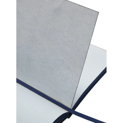 Pineider Blues Notebook, A5, 192 Blank Pages, 55gr Paper, Dark Blue - Image 3