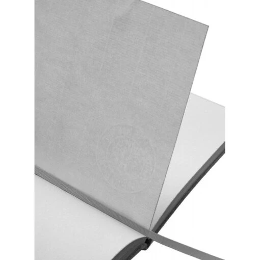 Pineider Blues Notebook, A5, 192 Blank Pages, 55gr Paper, Pearl Grey - Image 3