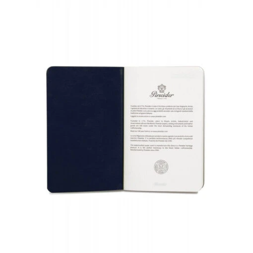 Pineider Notes Jazz Notebook, 80 Pages, 80 Gr Blank White Paper, Blue - Image 3