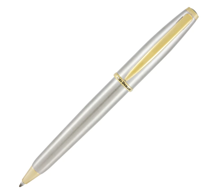 Monteverde Aldo Domani Brushed Steel Ballpoint Pen 3 Monteverde Aldo Domani Brushed Steel Ballpoint Pen