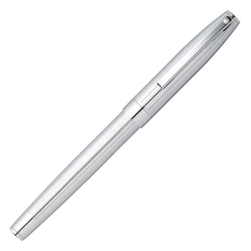 Sheaffer Sagaris Rollerball Pen, Fluted Chrome - Image 2