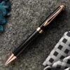 Executive Skyline Carbon Fiber & Rose Gold Ballpoint Pen 2 Executive Skyline Carbon Fiber & Rose Gold Ballpoint Pen -Office Supplie Store carbon2