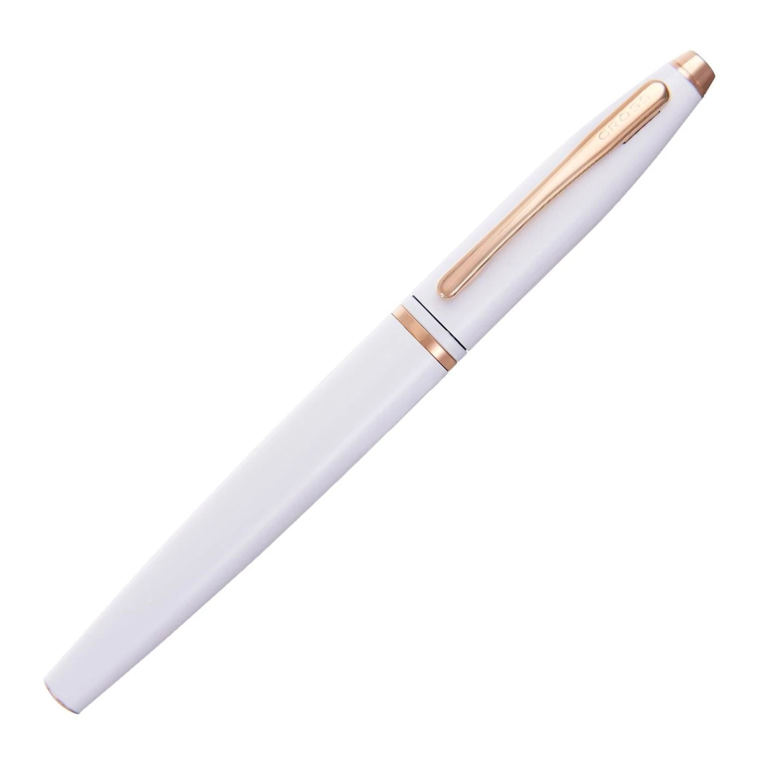 Cross® Cross Calais Fountain Pen, White & Rose Gold, Medium Nib 4 Cross® Cross Calais Fountain Pen, White & Rose Gold, Medium Nib - Image 2