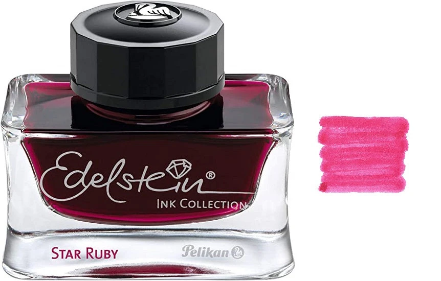 Pelikan Edelstein Fountain Pen Ink Bottle, 50ml, Star Ruby 3 Pelikan Edelstein Fountain Pen Ink Bottle, 50ml, Star Ruby