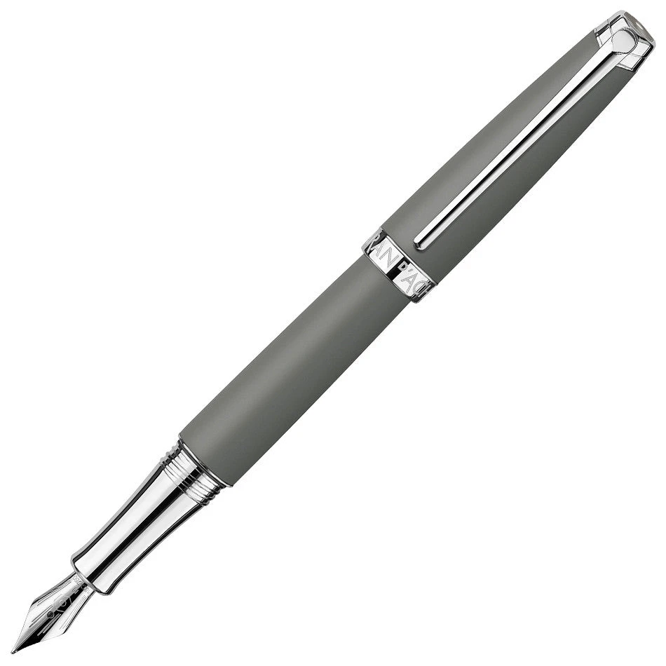 Caran D'Ache Caran Dache Leman V2 Fountain Pen, Matte Grey, 18k Nib 3 Caran D'Ache Caran Dache Leman V2 Fountain Pen, Matte Grey, 18k Nib