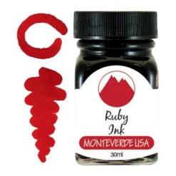 Monteverde 30ml Fountain Pen Ink Bottle, Gemstone, Ruby