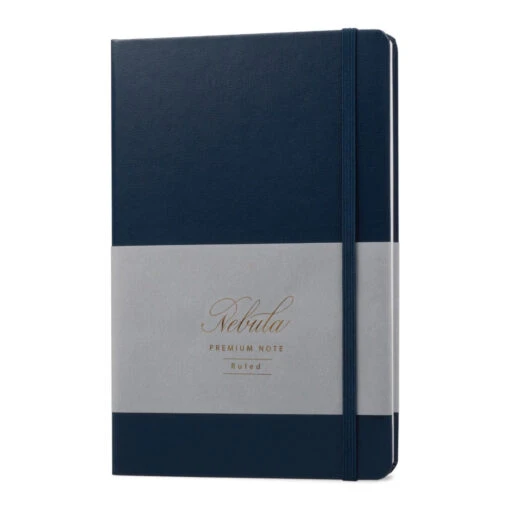 Nebula Premium Notepad, 90g White Paper, Midnight Navy - Image 2