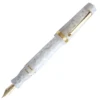 Maiora Aventus Perla Fountain Pen, Pearl White & Gold 2 Maiora Aventus Perla Fountain Pen, Pearl White & Gold -Office Supplie Store perla