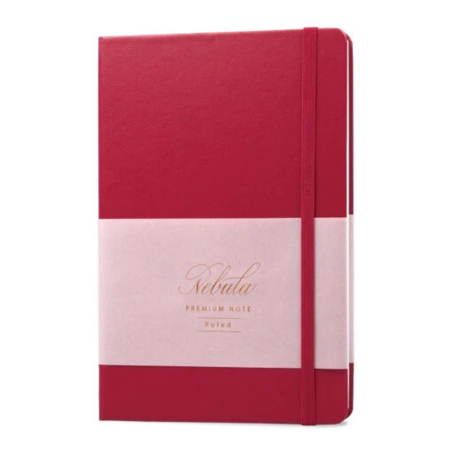 Nebula Premium Notepad, 90g White Paper, Ruby Wine - Image 2