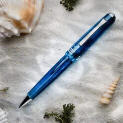 Tibaldi N60 Limited Edition Ballpoint Pen, Bora Bora, Palladium Trim