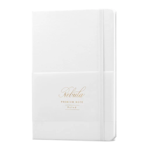 Nebula Premium Notepad, 90g White Paper, Snow White - Image 2