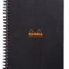 Rhodia Classic Meeting Book, Black, Lined, 6 ½ X 8 ¼ 2 Rhodia Classic Meeting Book, Black, Lined, 6 ½ X 8 ¼ -Office Supplie Store z1 f13877f6 2ba2 4390 b729 6b90f7e03ec1