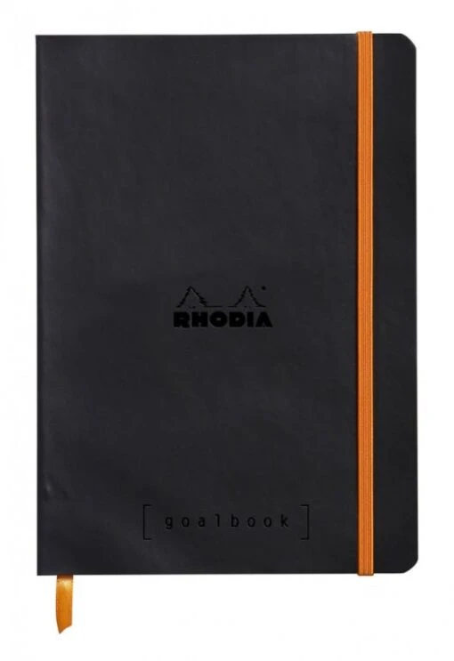 Rhodia Goalbook Journal, Dot Grid Paper, A5 Size, Black