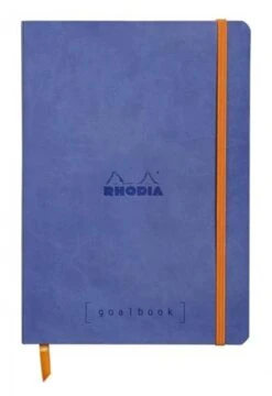Rhodia Goalbook Journal, Dot Grid Paper, A5 Size, Sapphire