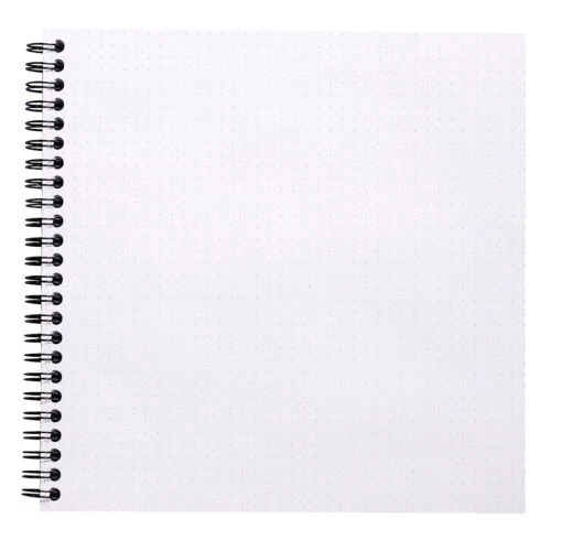 Rhodia Classic Reverse Book, Side Wirebound , Black Dot, 8 ¼ X 8 ¼ - Image 2